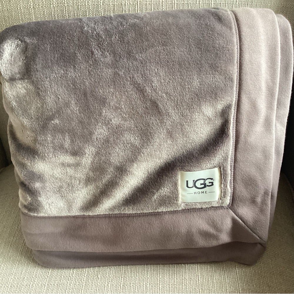 Ugg Duffield Home Stormy Grey Throw 50x70” Blanket